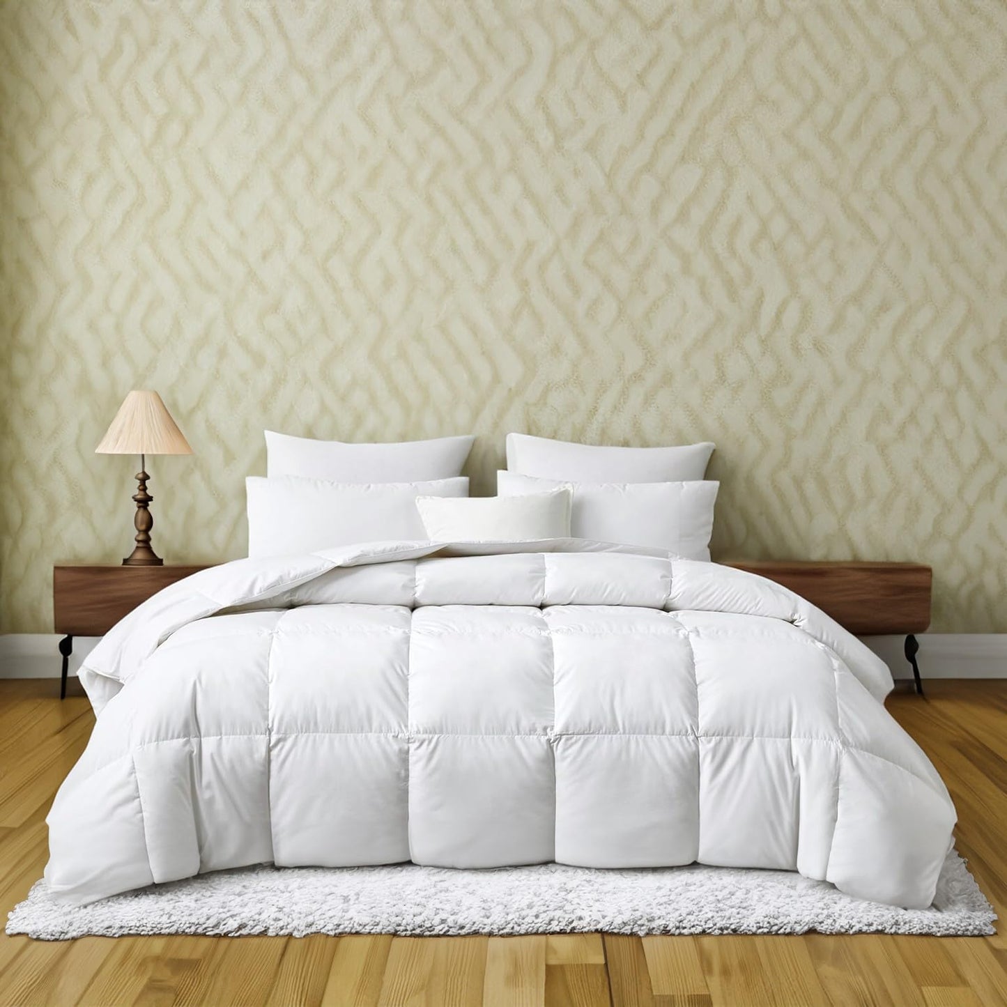 Goose Down Duvet Insert with Organic Cotton Shell