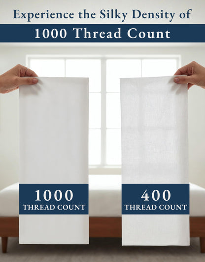 Egyptian Cotton Sheet Set 1000 Thread Count Soft