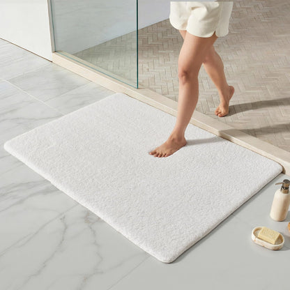 Ultra Soft Absorbent Bath Mat with Rubber Backing