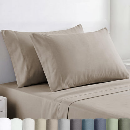 Egyptian Cotton, Soft and Crisp Percale Pillow Cases.