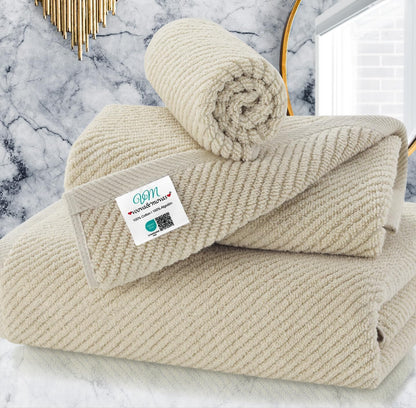 Cotton Bathroom Towel Gift Set 6-Piece Collection