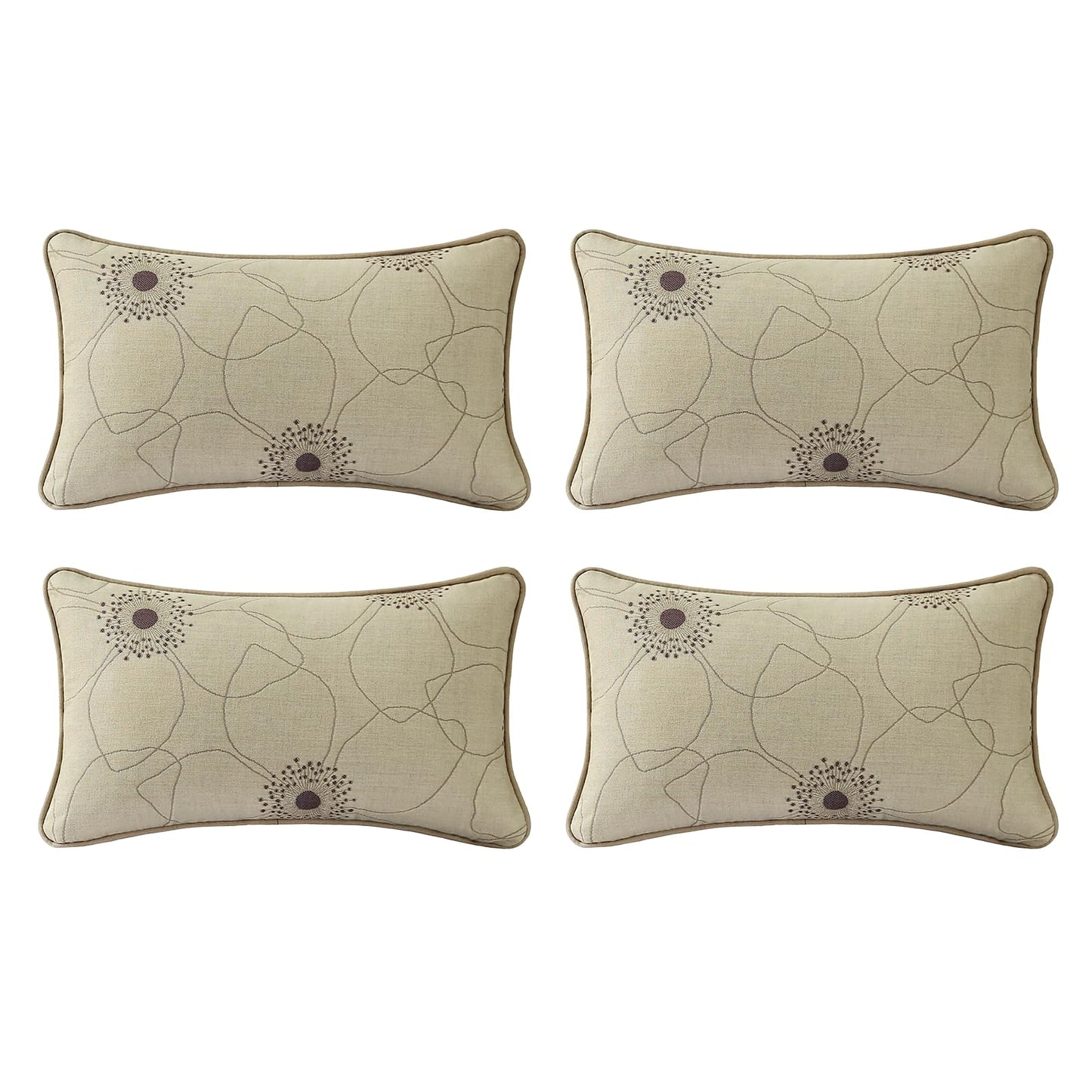 Outdoor Decorative Pillow Set for Patio Couch