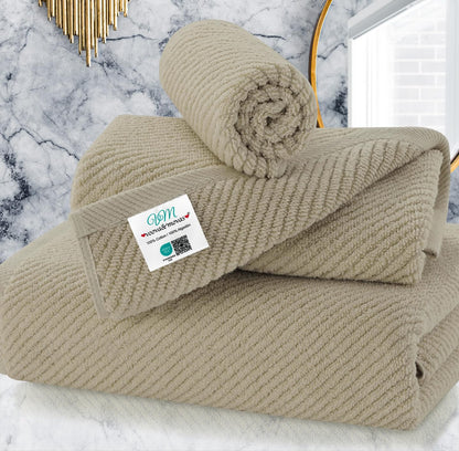 Cotton Bathroom Towel Gift Set 6-Piece Collection