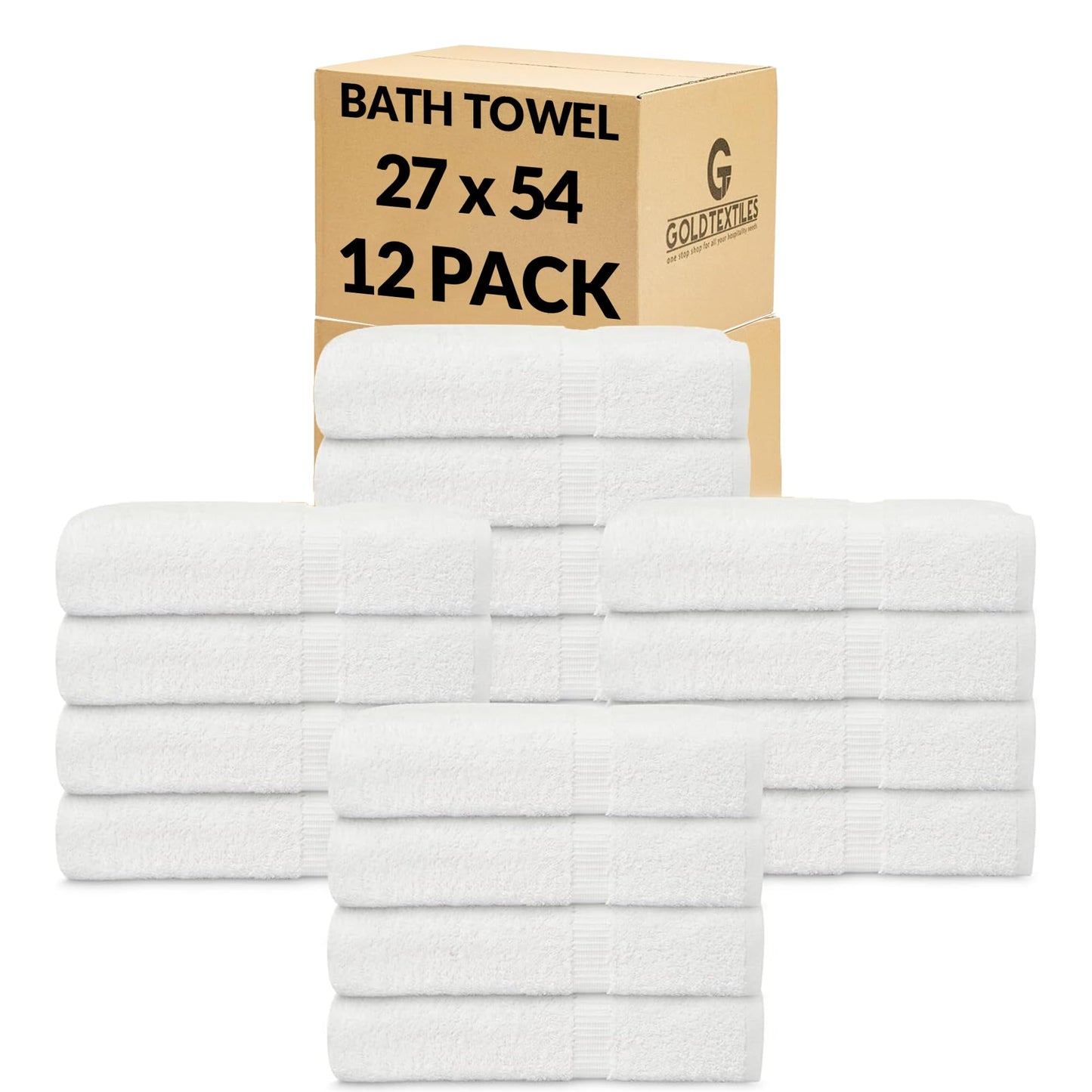Premium Cotton Bath Towel Set Soft Absorbent Trio