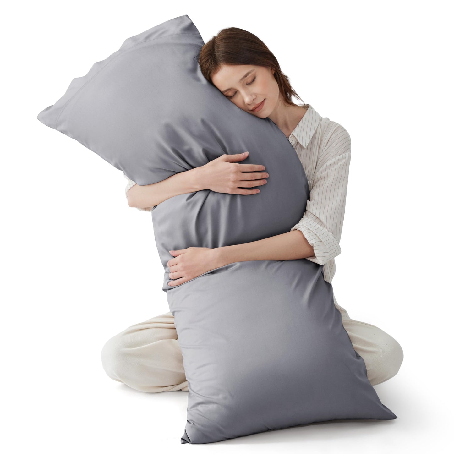 Cooling Bamboo Pillowcase Set Soft Breathable Cover