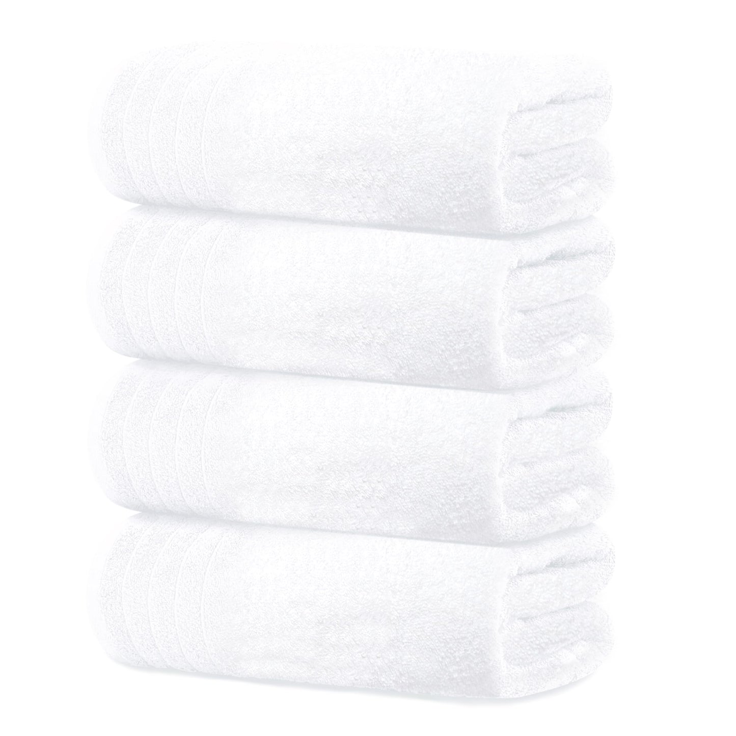 Extra Large Cotton Bath Towels Soft Quick-Dry 4-Pack