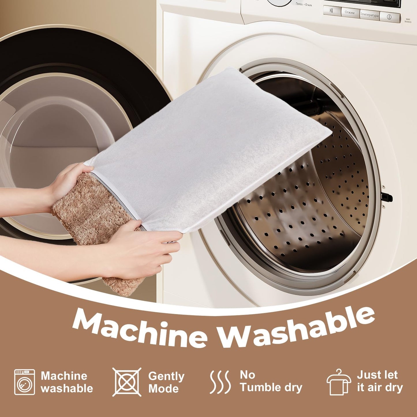 Ultra Soft Absorbent Bath Mat with Rubber Backing
