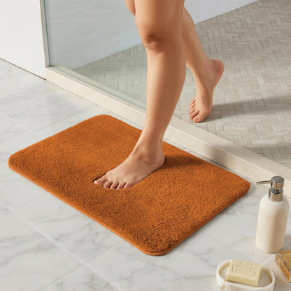 Ultra Soft Absorbent Bath Mat with Rubber Backing
