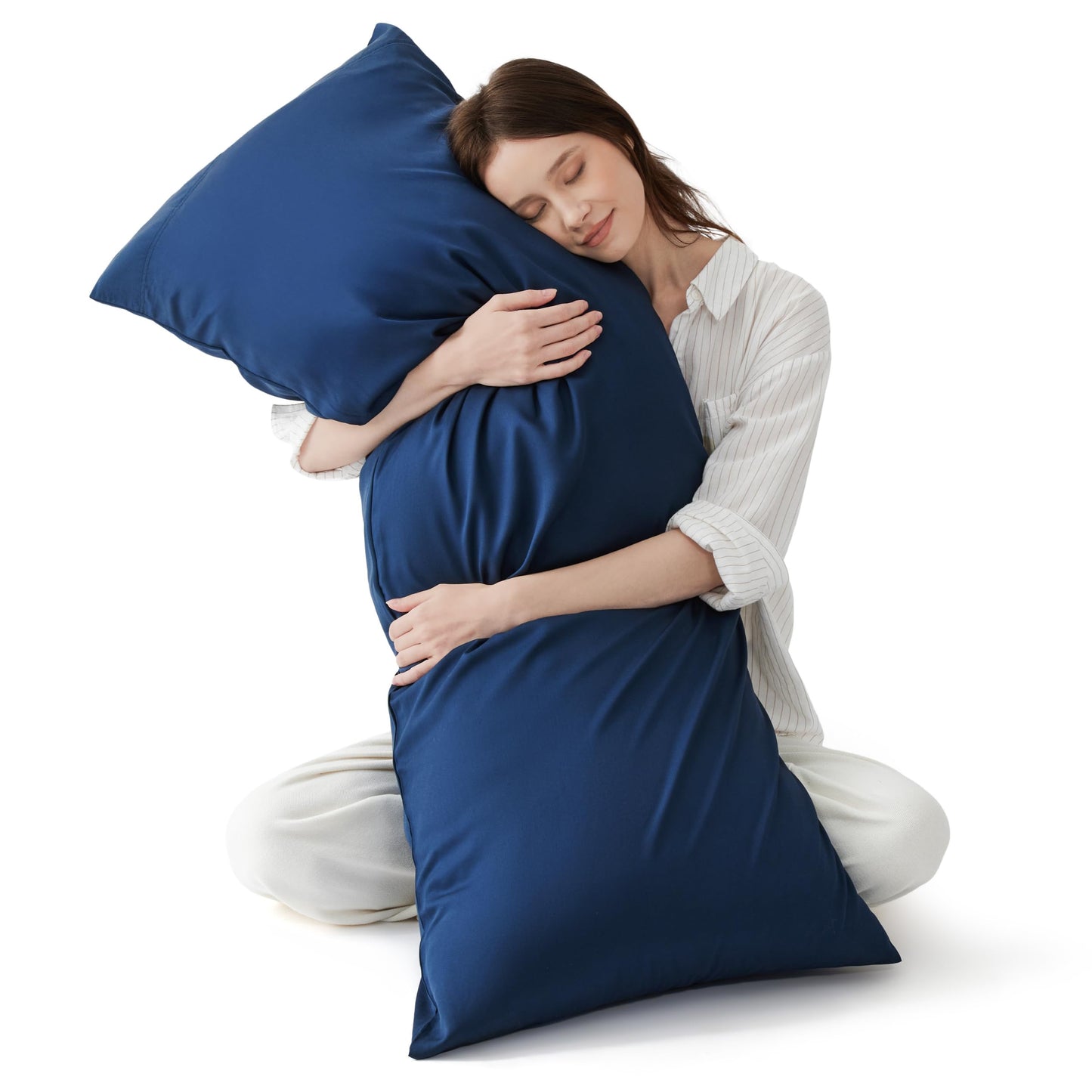 Cooling Bamboo Pillowcase Set Soft Breathable Cover