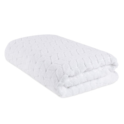 Turkish Cotton Towel Set Soft Plush Jacquard Design