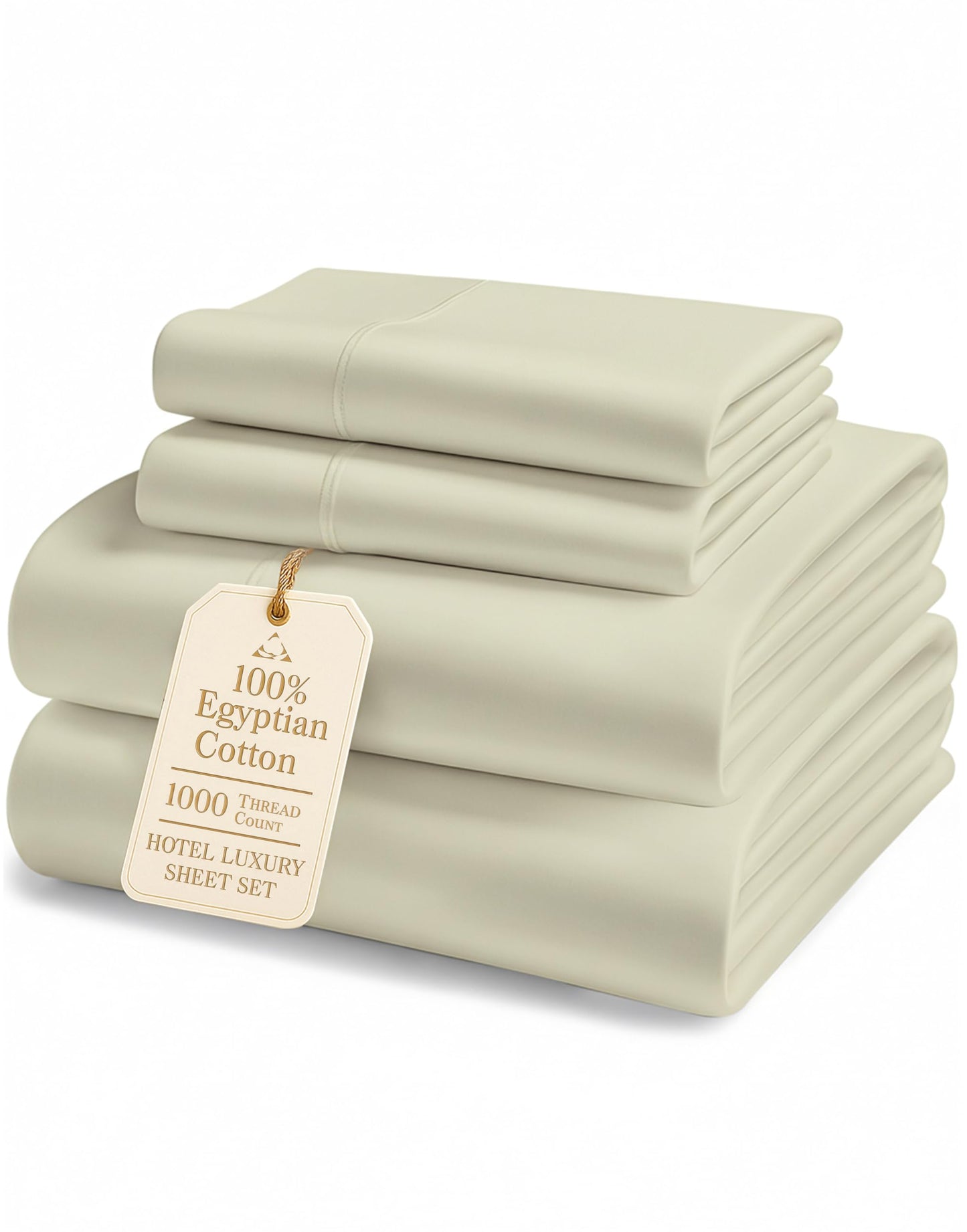 Egyptian Cotton Sheet Set 1000 Thread Count Soft