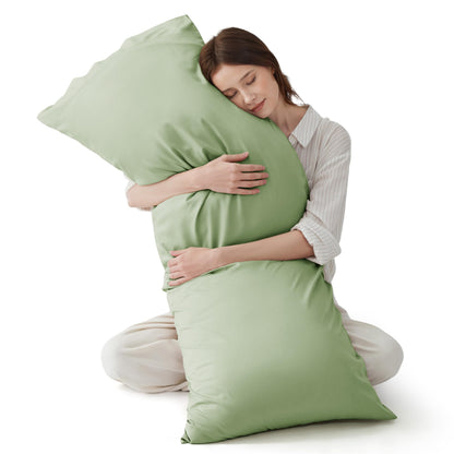 Cooling Bamboo Pillowcase Set Soft Breathable Cover