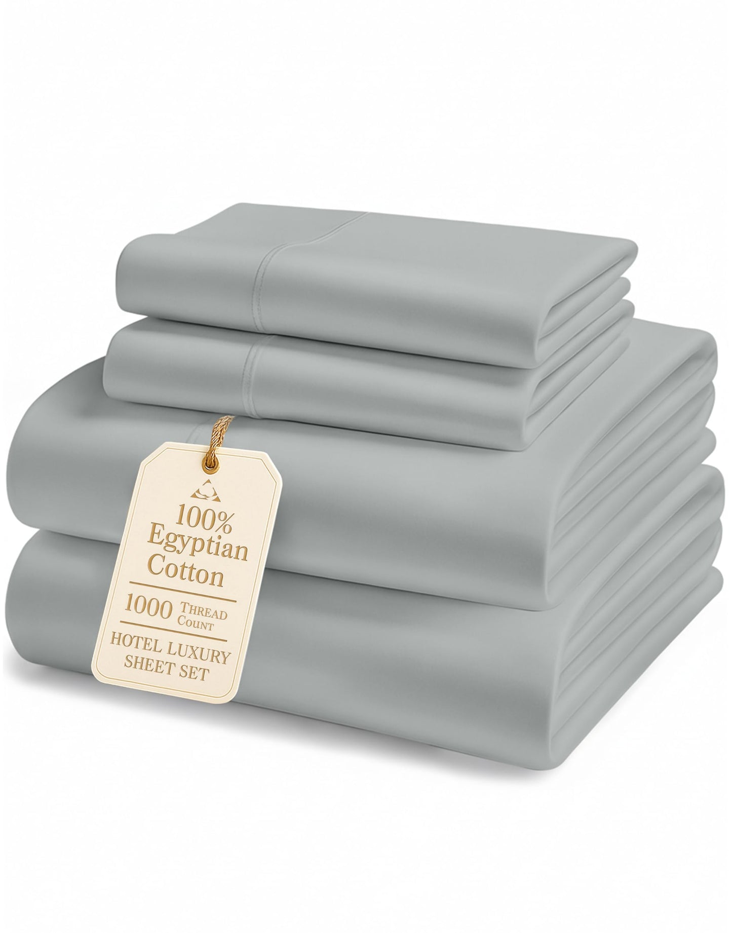 Egyptian Cotton Sheet Set 1000 Thread Count Soft