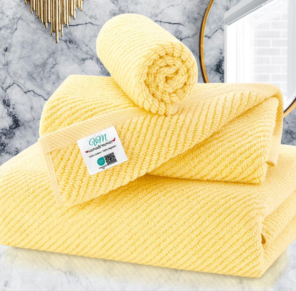 Cotton Bathroom Towel Gift Set 6-Piece Collection
