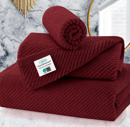 Cotton Bathroom Towel Gift Set 6-Piece Collection