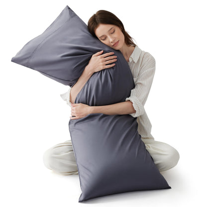 Cooling Bamboo Pillowcase Set Soft Breathable Cover