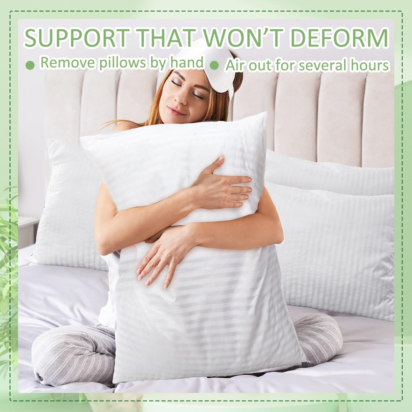 Down Alternative Bed Pillow Inserts Soft 20-Pack