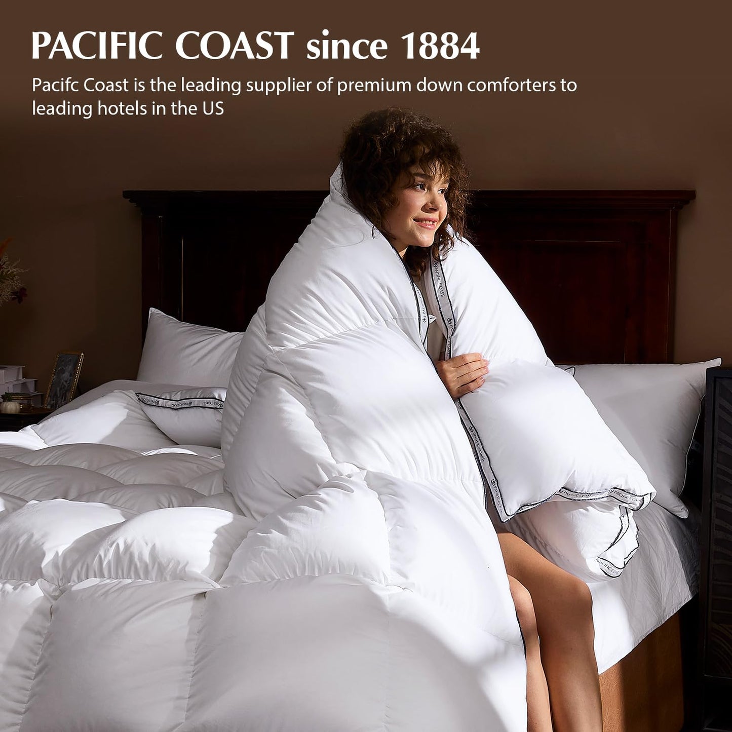 Goose Down Fiber Duvet Insert Heavyweight Comforter