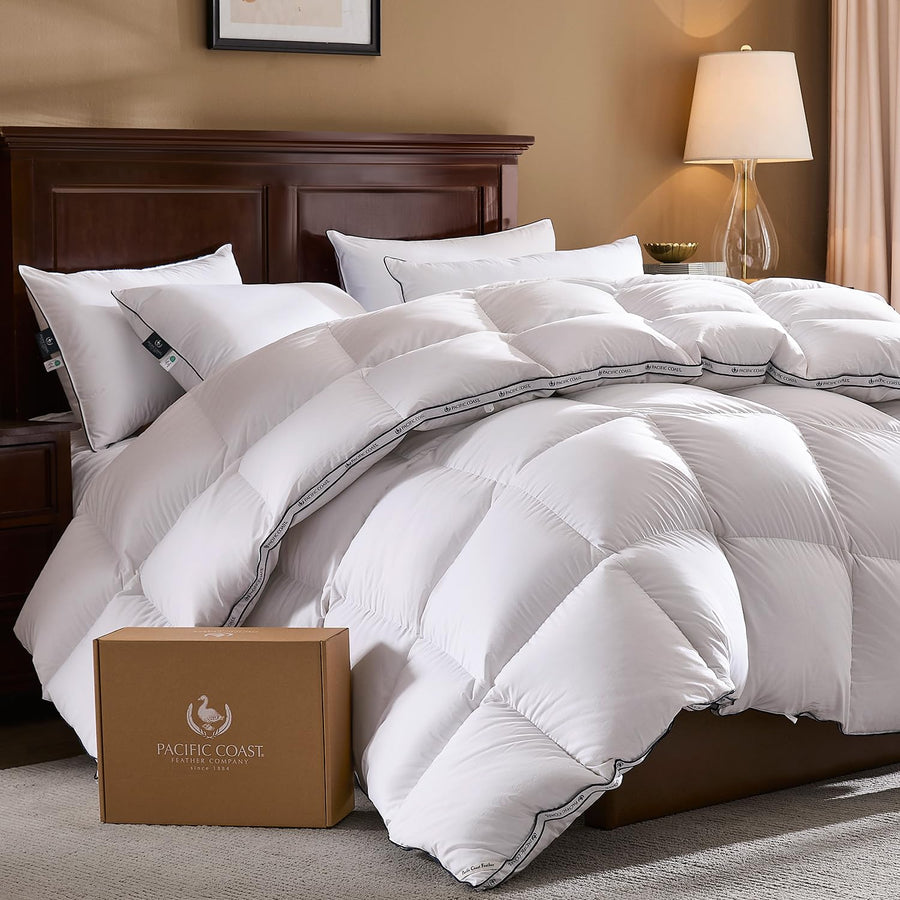 Goose Down Fiber Duvet Insert Heavyweight Comforter
