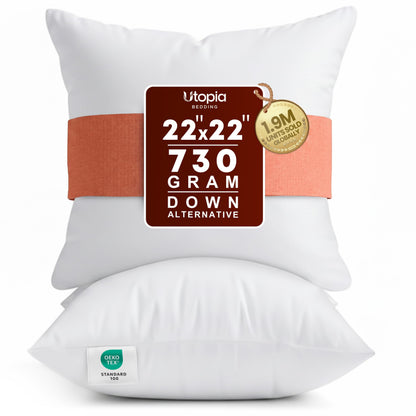 Decorative Throw Pillow Inserts Soft Fluffy Support