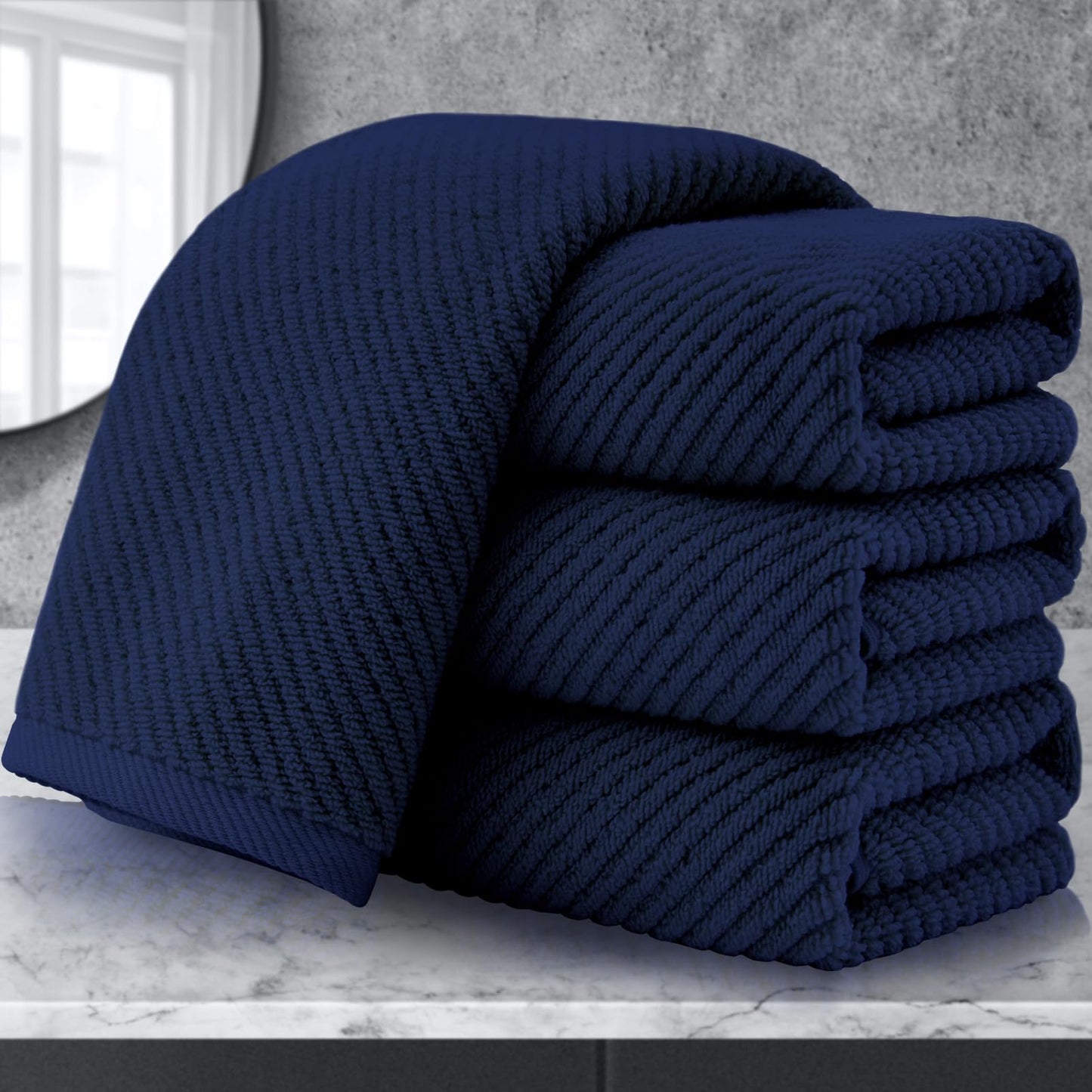 Cotton Bathroom Towel Gift Set 6-Piece Collection