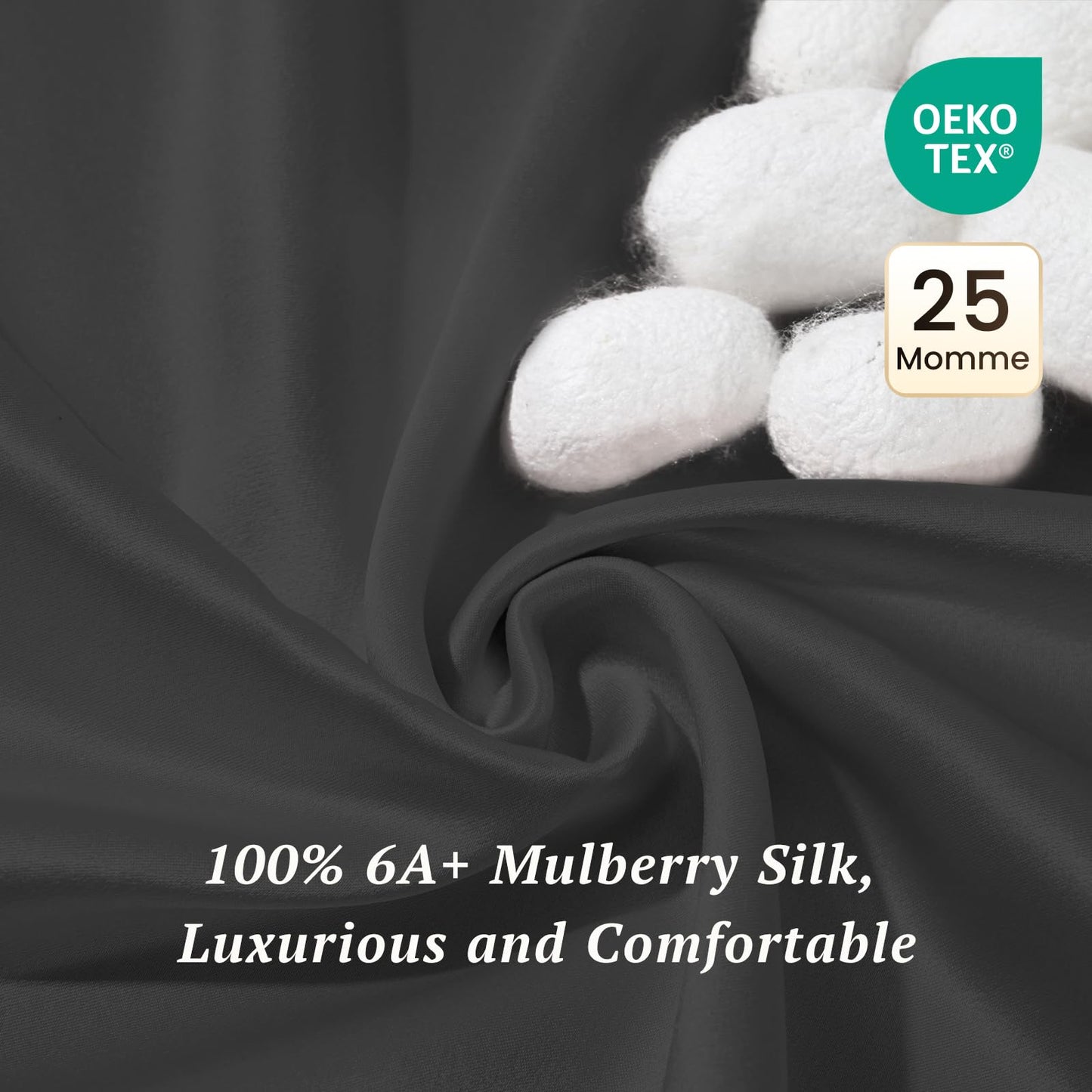 Pure Mulberry Silk Sheet Set Luxury 4-Piece Bedding