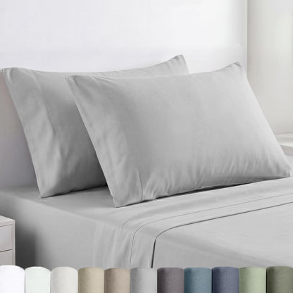 Egyptian Cotton, Soft and Crisp Percale Pillow Cases.