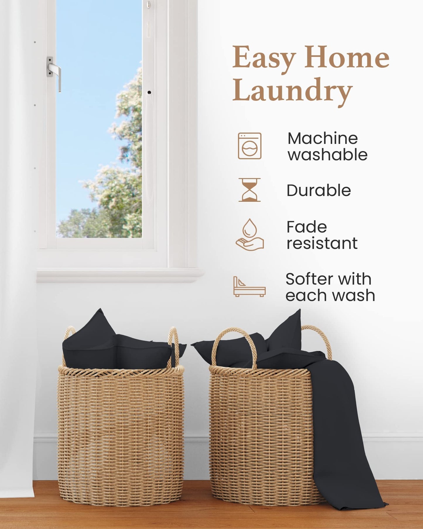 Egyptian Cotton Pillowcase Set 1000 Thread Count