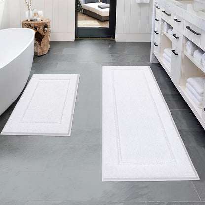 Microfiber Bath Rug Set with Plush Non-Slip Design