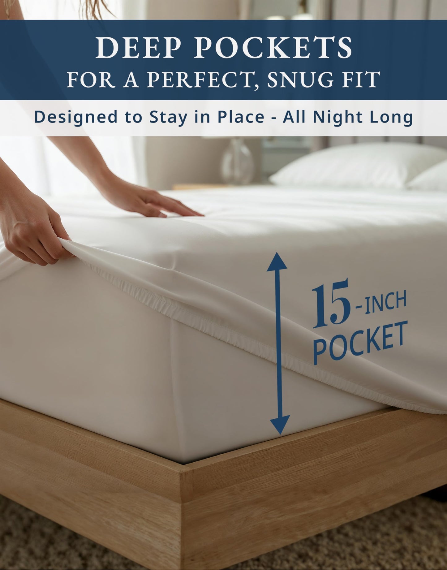 Egyptian Cotton Sheet Set 1000 Thread Count Soft
