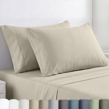 Egyptian Cotton, Soft and Crisp Percale Pillow Cases.