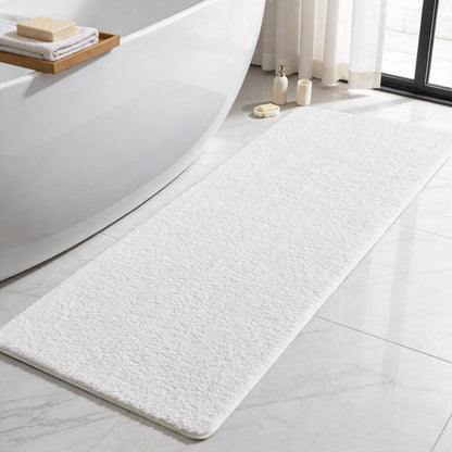 Ultra Soft Absorbent Bath Mat with Rubber Backing