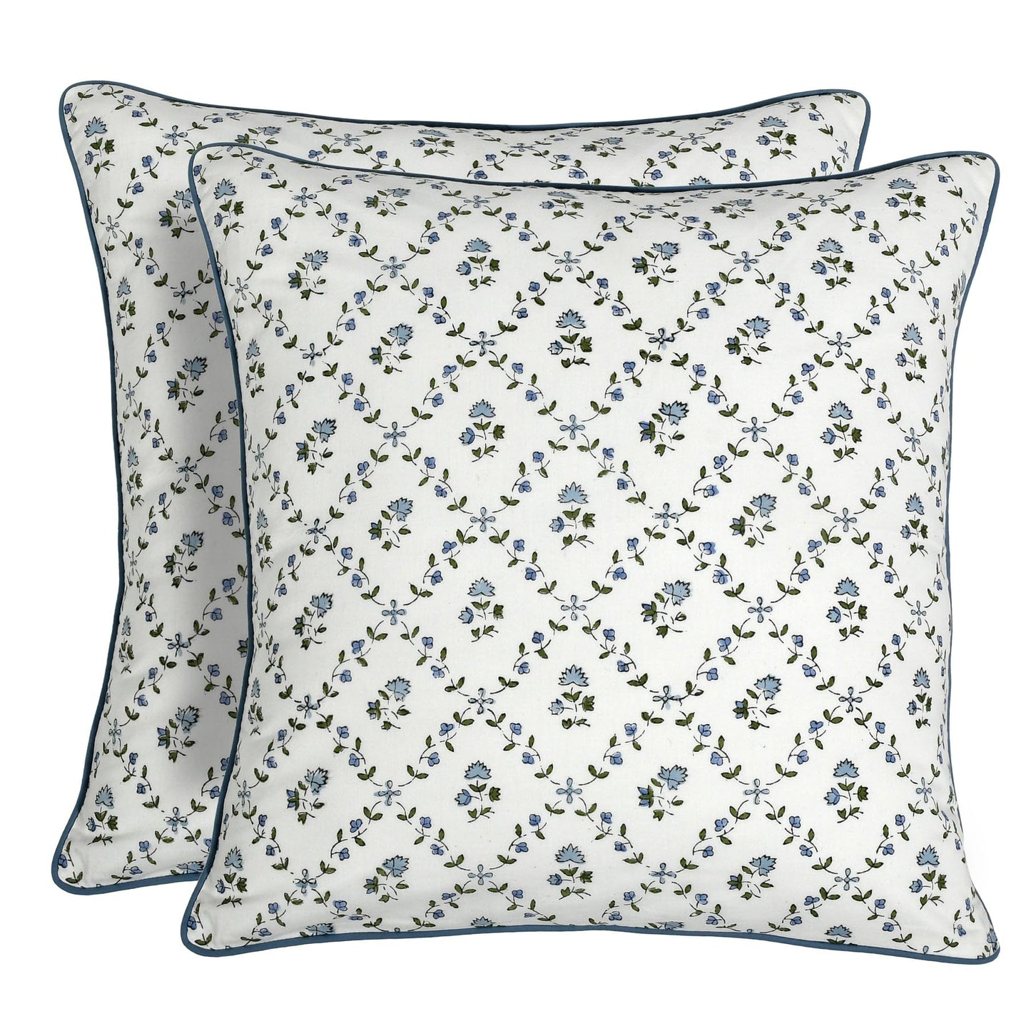 Block Print Cotton Decorative Cushion Cover Set