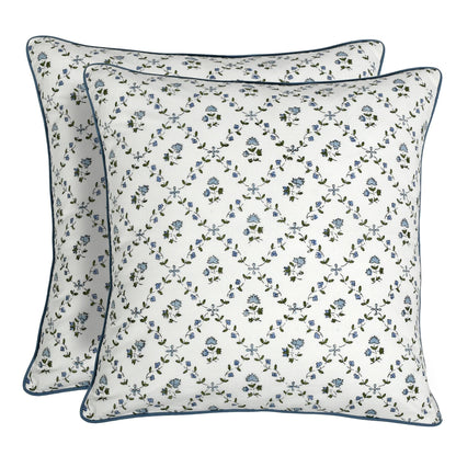 Block Print Cotton Decorative Cushion Cover Set