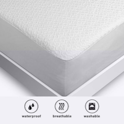 Cooling Waterproof Mattress Protector Deep Pocket Fit