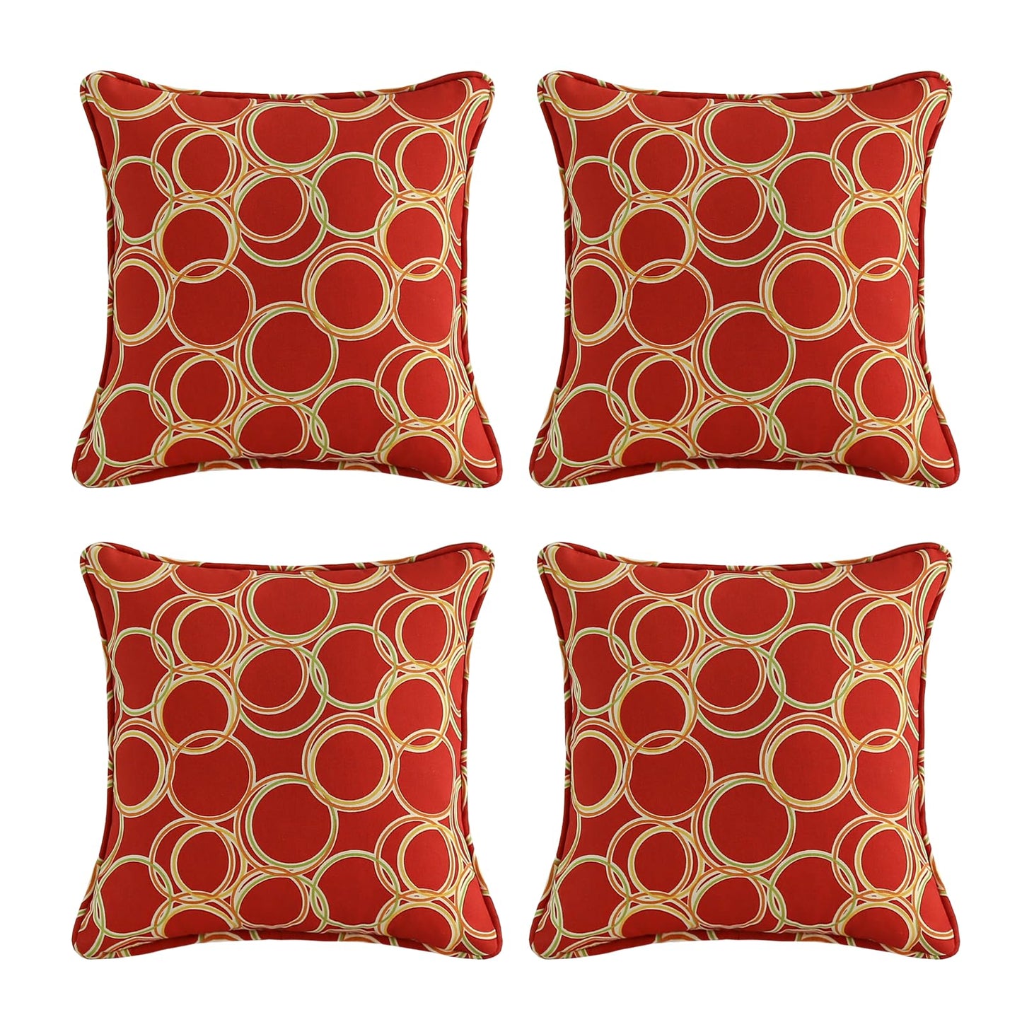 Outdoor Decorative Pillow Set for Patio Couch