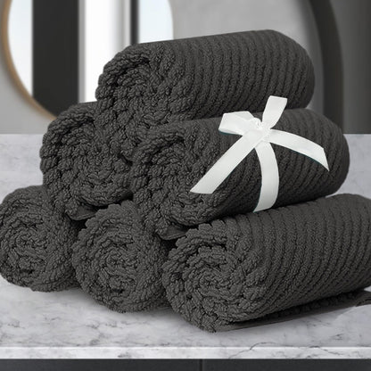 Cotton Bathroom Towel Gift Set 6-Piece Collection