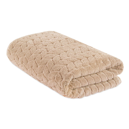 Turkish Cotton Towel Set Soft Plush Jacquard Design