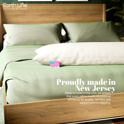 Organic Cotton Body Pillow Insert with Twill Shell