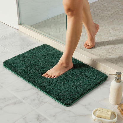 Ultra Soft Absorbent Bath Mat with Rubber Backing