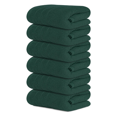Soft Cotton Hand Towel Set Quick-Dry 6-Pack
