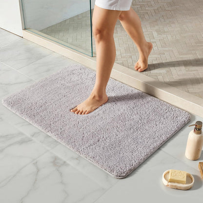Ultra Soft Absorbent Bath Mat with Rubber Backing