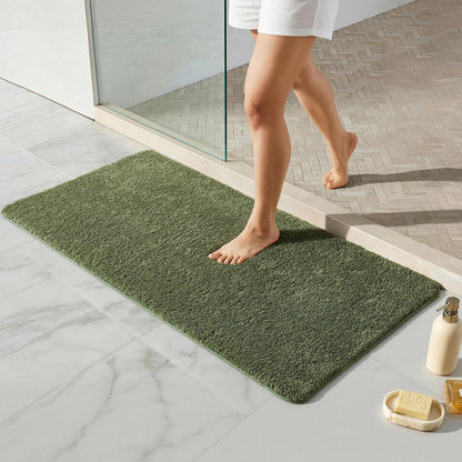 Ultra Soft Absorbent Bath Mat with Rubber Backing