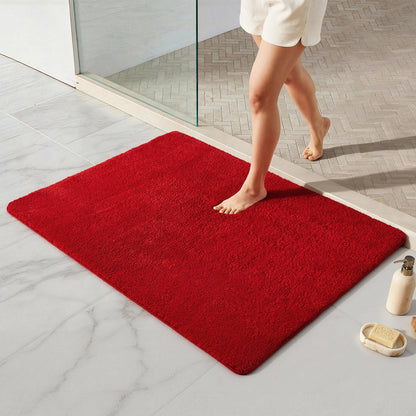 Ultra Soft Absorbent Bath Mat with Rubber Backing
