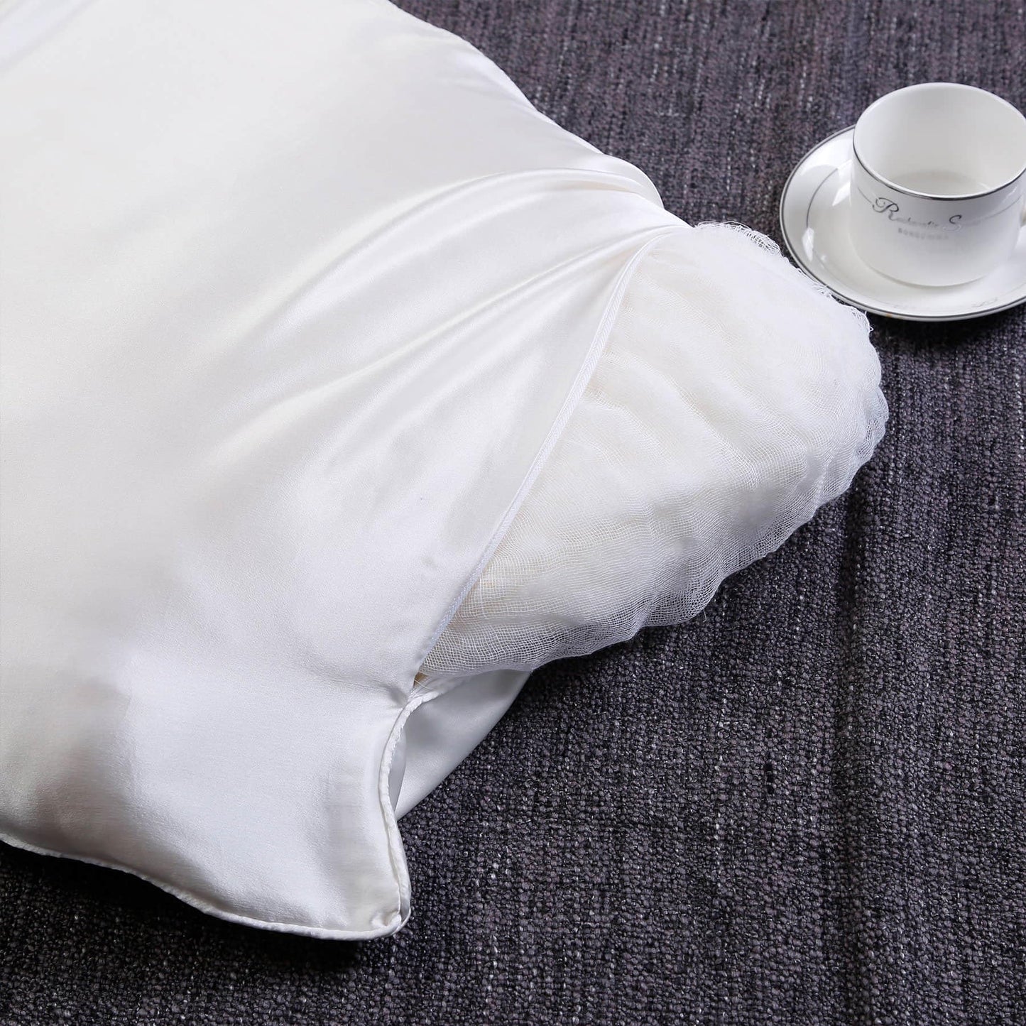 Silk Filled Pillow Insert Soft Luxury Bedding