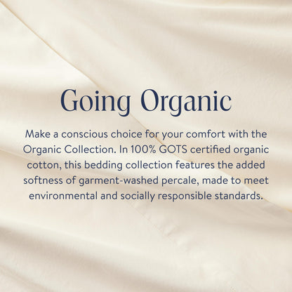 Organic Cotton Pillowcase Set Soft Breathable Cover