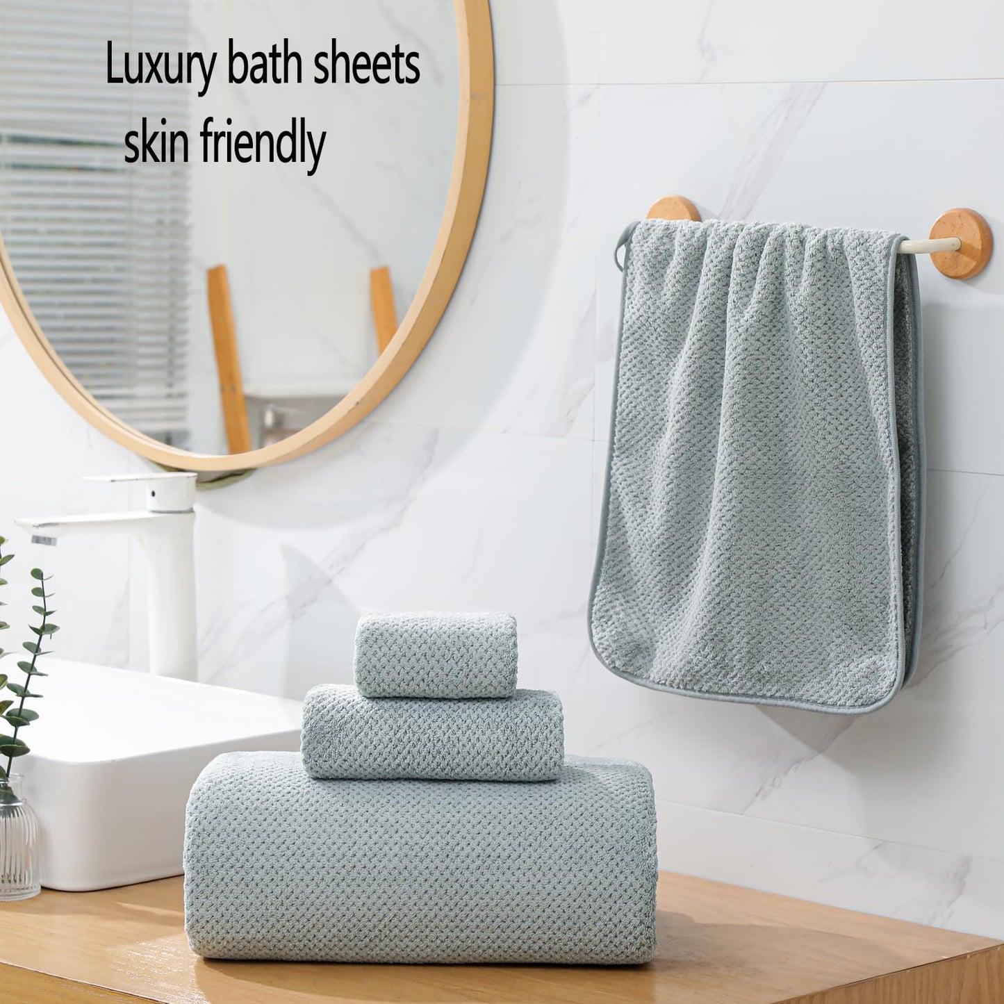 Oversized Microfiber Bath Sheet Extra Large Soft Towel