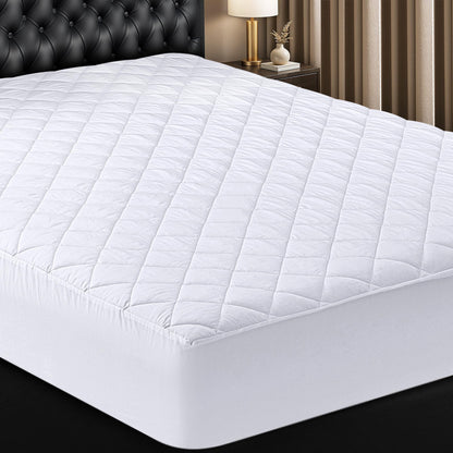 Quilted Mattress Pad Protector with Deep Pocket Fit
