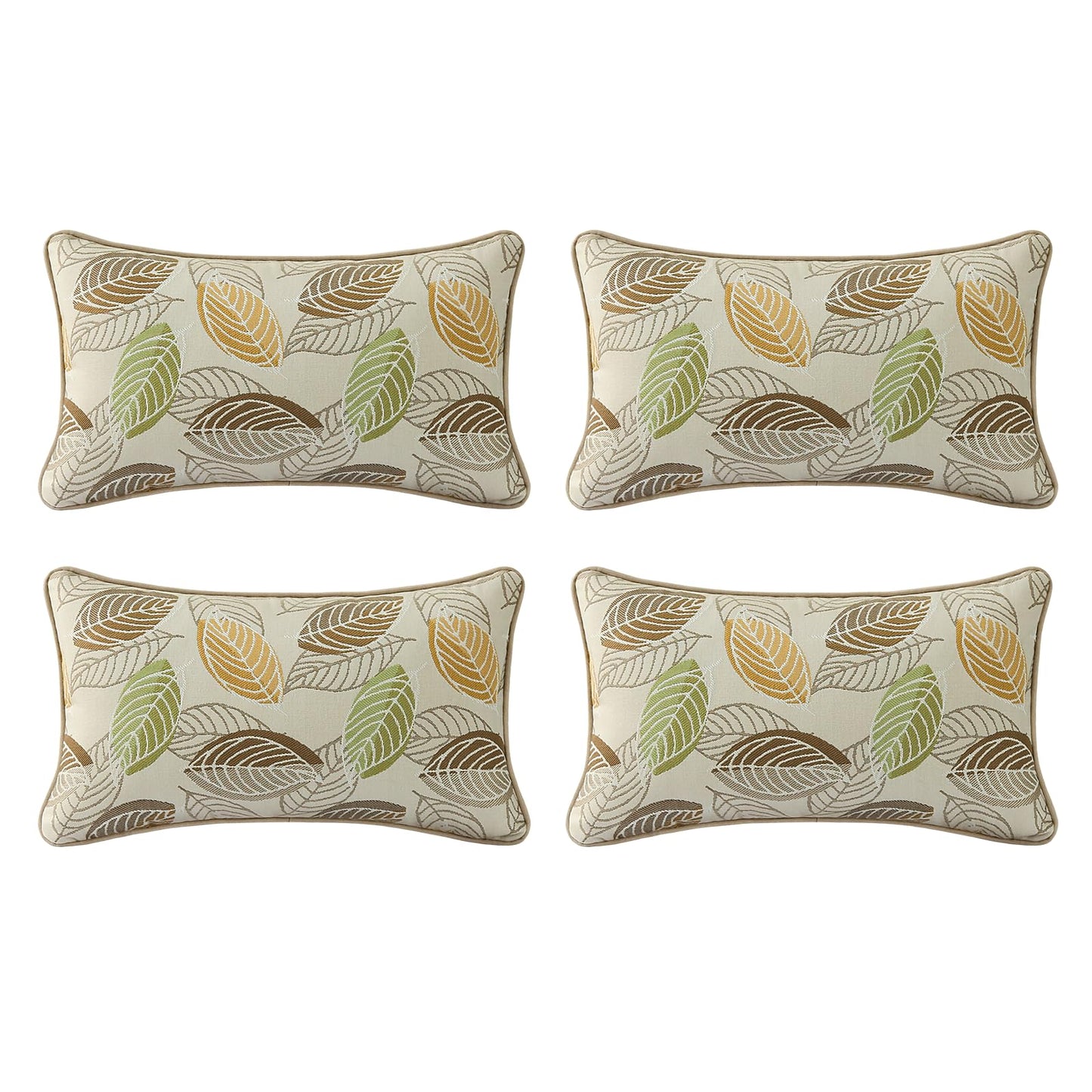 Outdoor Decorative Pillow Set for Patio Couch