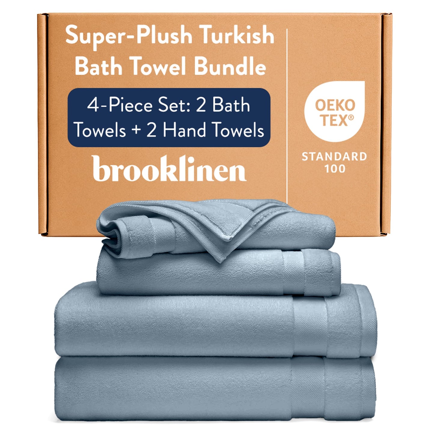 Super Plush Cotton Bath Towels Aloe Collection